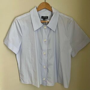 NWT J.Crew Women’s Light Blue Button-Up Shirt